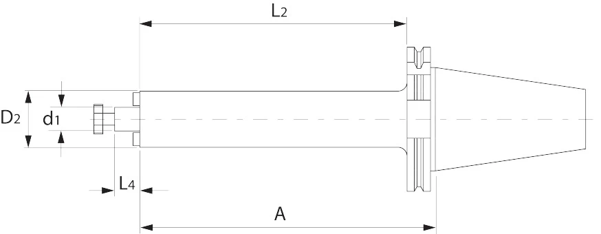 Mandrino di ⌀ d1: 27mm