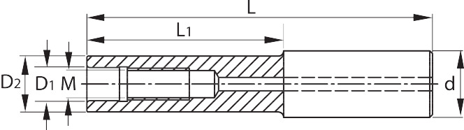 Filettatura M x Lcompl.: M10X190