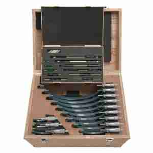 Set micrometri, design semplice, 0-12 ″, (12 pezzi)