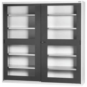 Armadio base con ante scorrevoli con policarbonato trasparente, Altezza: 2000mm